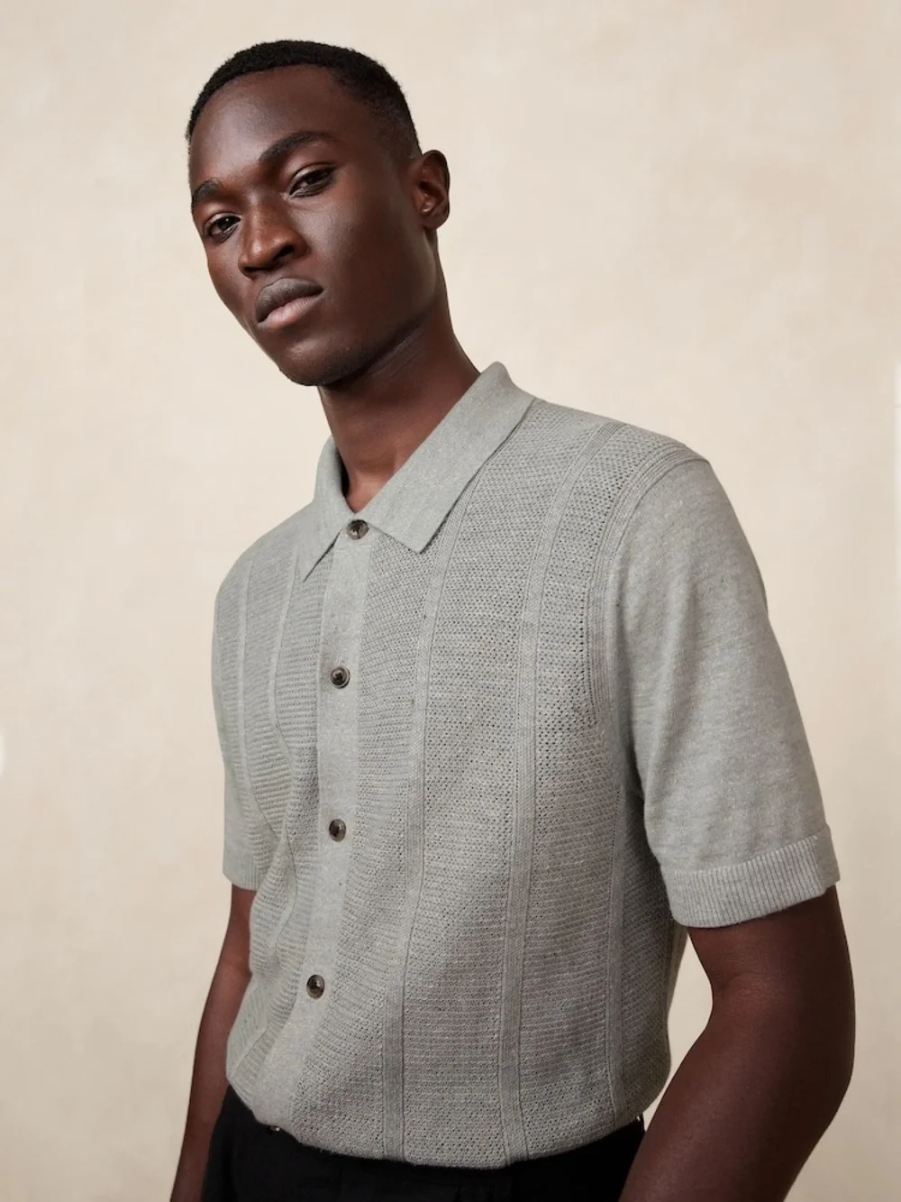 Banana Republic Giorgio Linen Resort Shirt